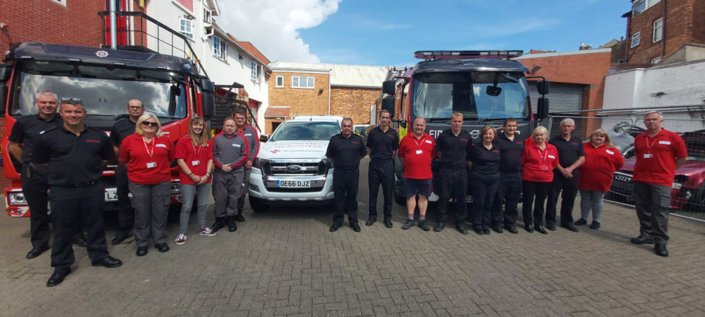 Scarborough Fire Station launch partnership with the British Red Cross